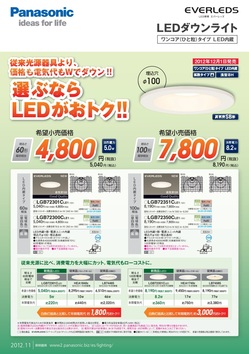 ﾊﾟﾅｿﾆｯｸ　LED照明新商品.jpg